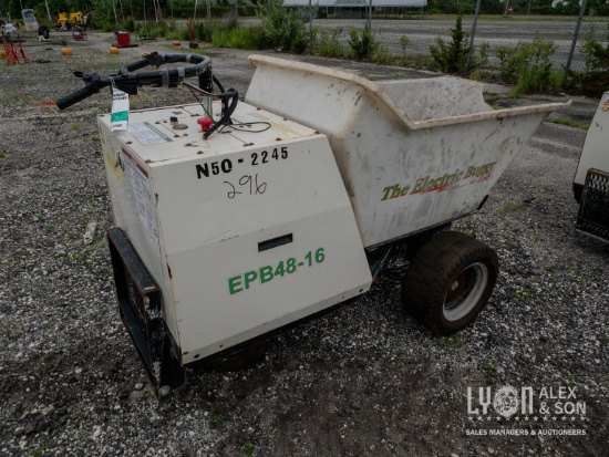 2021 INDY EPB48-16 CONCRETE BUGGY CONCRETE EQUIPMENT SN:10027 electric powered, equipped with 16