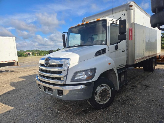 2016 HINO 268 VAN TRUCK VN:5PVNJ8JR6G4S51039 powered by Hino diesel engine, 230hp, equipped with