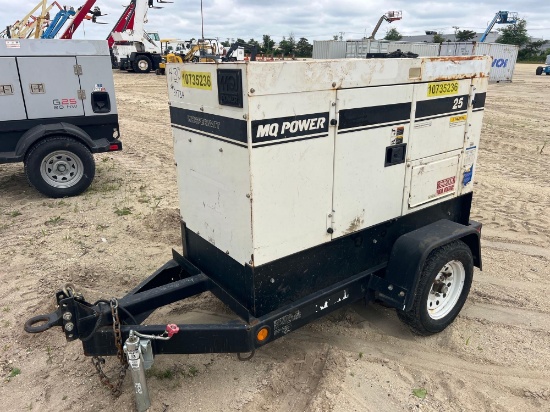 2018 MULTIQUIP DCA25SSIU4F GENERATOR SN:7154734 powered by diesel engine, equipped with 25KVA,