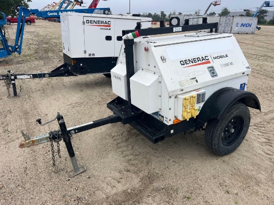 2019 MAGNUM PRO MLG15 GENERATOR SN:3004626517 powered by diesel engine, equipped with 15KVA, trailer