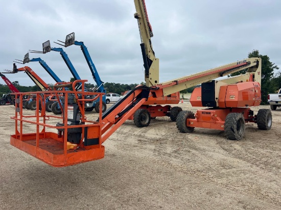 JLG 800AJ BOOM LIFT SN:0300203161 4x4, powered by diesel engine, equipped with 80ft. platform
