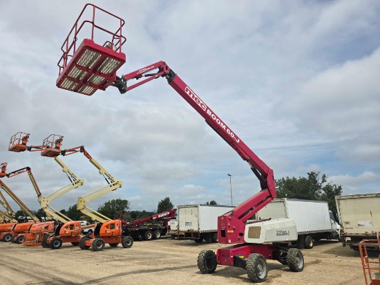 2016 MEC 60JD BOOM LIFT SN:14400093 4x4, powered by diesel engine, equipped with 60ft. Platform