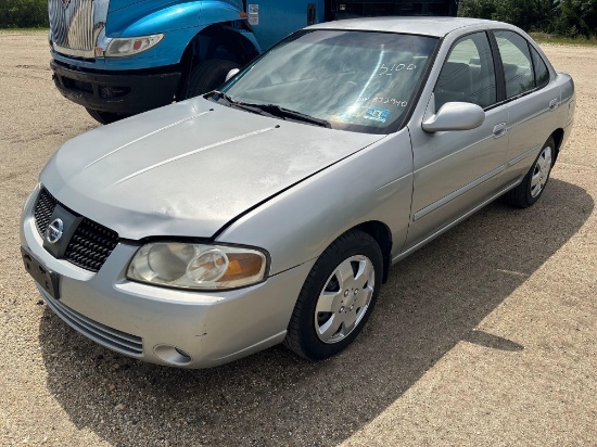 2004 NISSAN SENTRA AUTOMOBILE VN:3N1CB51D94L872940 powered by gas engine, equipped with automatic