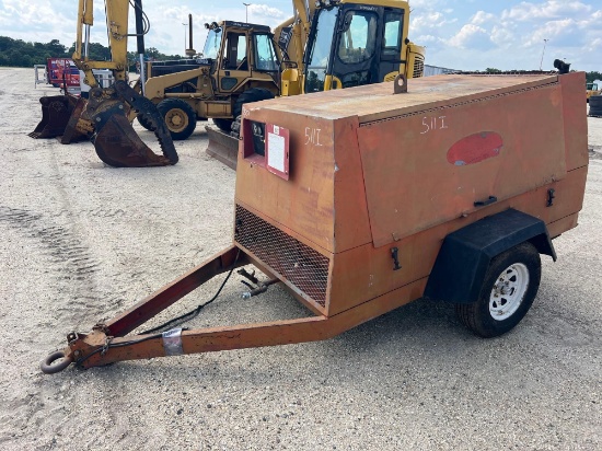 CHICAGO PNEUMATIC 185CFM AIR COMPRESSOR SN:15151 powered by diesel engine, equipped with 185CFM,