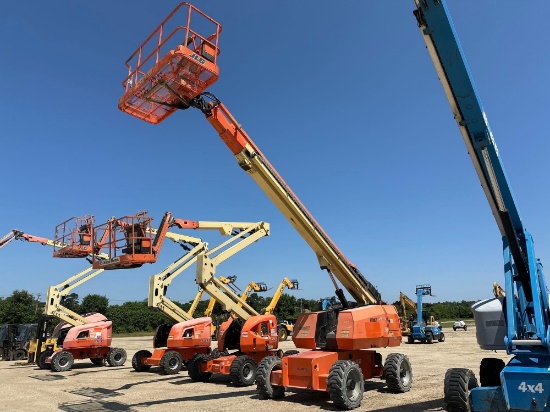 JLG 600S BOOM LIFT SN:10997 4x4, powered by diesel engine, equipped with 60ft. Platform height,