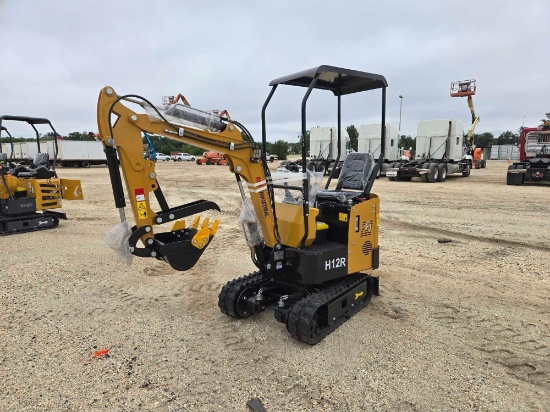 NEW AGT H12R HYDRAULIC EXCAVATOR SN:R0060 powered by 420cc gas engine, equipped with OROPS,