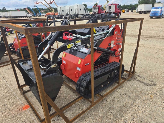 NEW AGT LRT23 MINI TRACK LOADER SN:70130 powered by RATO gas engine, 23HP, GP bucket.