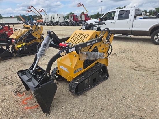 NEW AGT MX-MRT14 MINI TRACK LOADER SN:000307 powered by RATO gas engine, 15HP, GP bucket.