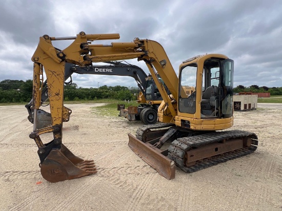 KOMATSU PC75UU-3C HYDRAULIC EXCAVATOR SN:19262 powered by Komatsu diesel engine, equipped with Cab,