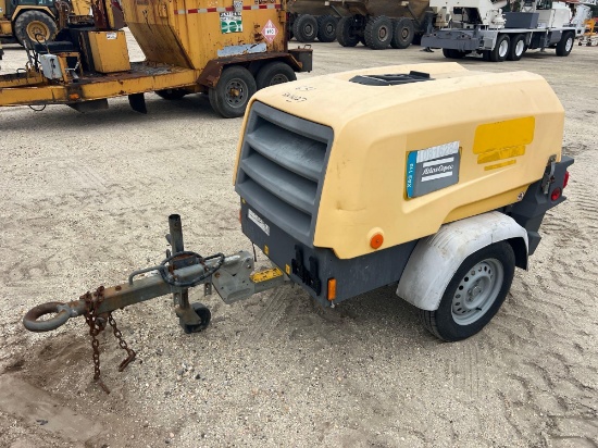 2018 ATLASCOPCO XAS110KD AIR COMPRESSOR SN:APP516127 powered by diesel engine, equipped with 110CFM,