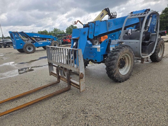 GENIE GTH844 TELESCOPIC FORKLIFT SN:GTH0812-16187 4x4, powered by diesel engine, equipped with