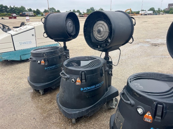 POWER BREEZE 120V MISTING COOLER FAN SUPPORT EQUIPMENT