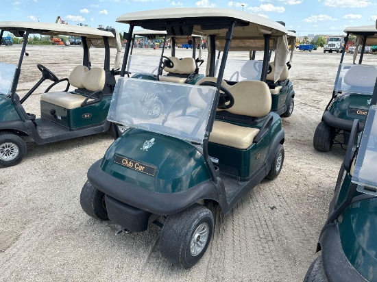 CLUB CAR GOLF CART electric powered. SOLD BILL OF SALE ONLY, NO TITLE.
