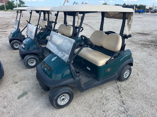 CLUB CAR GOLF CART electric powered. SOLD BILL OF SALE ONLY, NO TITLE.
