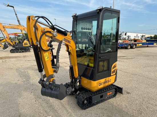 NEW AGT QK18RXS-C HYDRAULIC EXCAVATOR SN:22401 powered by RATO gas engine, 15HP, equipped with
