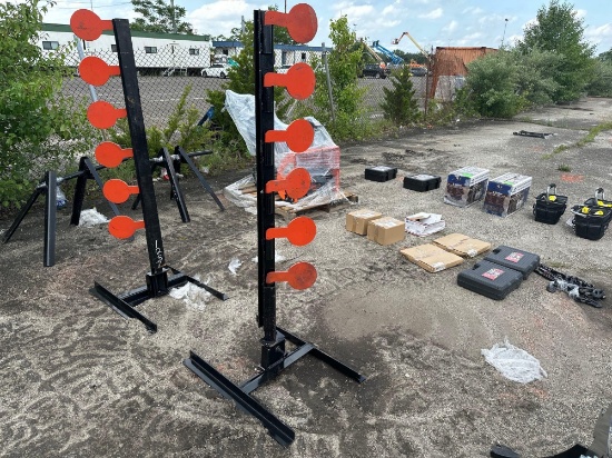 NEW 3/8IN. AR500 DUELING TREE SHOOTING TARGET NEW SUPPORT EQUIPMENT