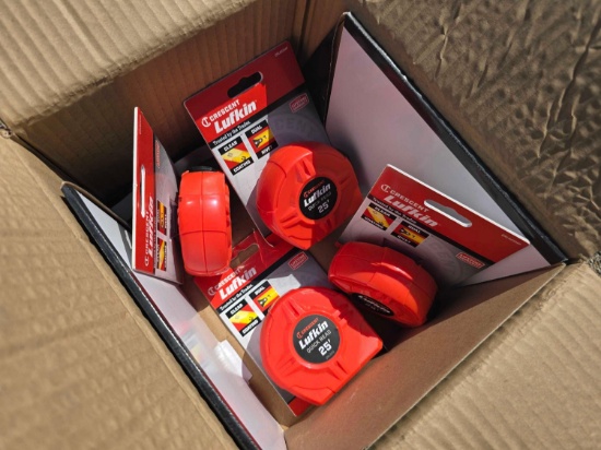 CRESCENT / LUFKIN 1" X 25' TAPE MEASURE ( 4 PER LOT ) ***L625NCO NEW SUPPORT EQUIPMENT