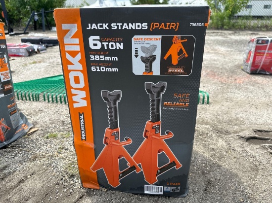 WOKIN 6 TON JACK STAND NEW SUPPORT EQUIPMENT