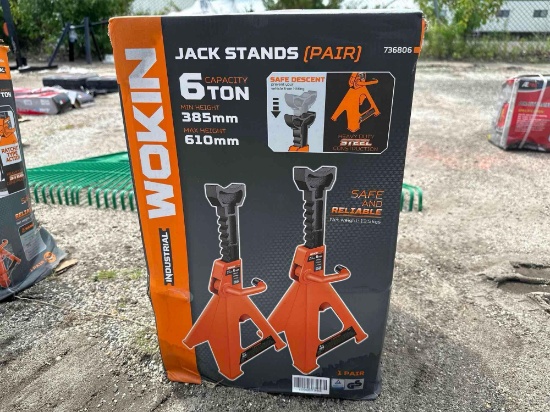 WOKIN 6 TON JACK STAND NEW SUPPORT EQUIPMENT