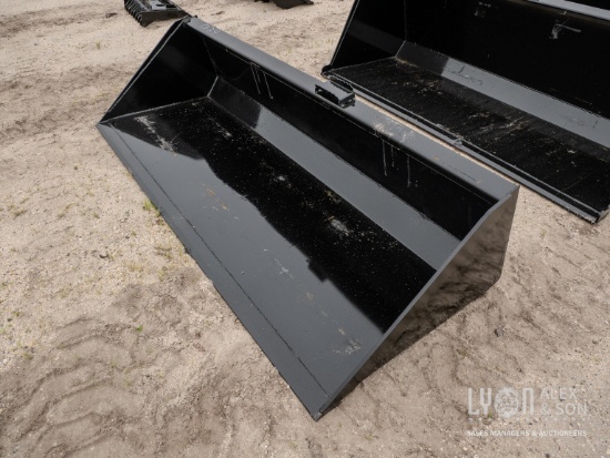 NEW 90IN. BUCKET W/BLADE SKID STEER ATTACHMENT