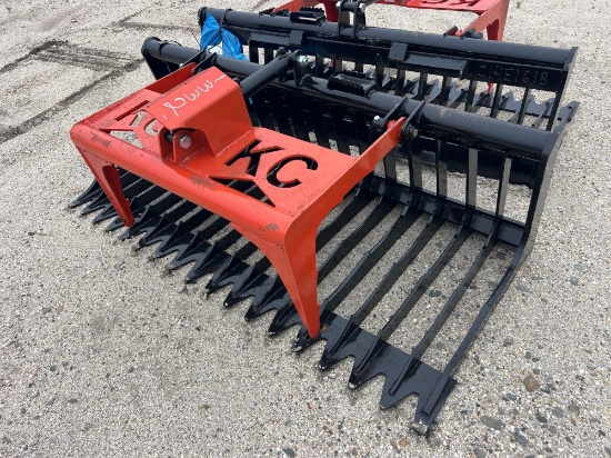 NEW 76IN. SKELETON GRAPPLE SKID STEER ATTACHMENT