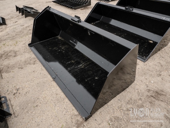 NEW 84IN. BUCKET SKID STEER ATTACHMENT