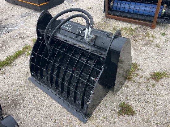 NEW GIYI GY-JBD 32IN. MIXING BUCKET MINI TRACK LOADER ATTACHMENT