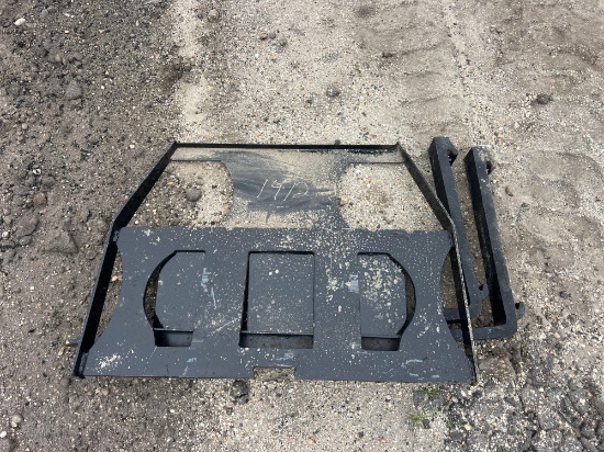 NEW 36IN. UNIVERSAL FORK FRAME W/42IN. FORKS MINI TRACK LOADER ATTACHMENT