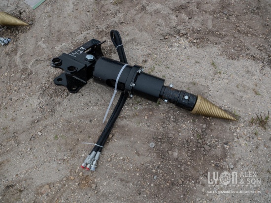 NEW MIVA HYDRAULIC WOOD DRILL EXCAVATOR ATTACHMENT