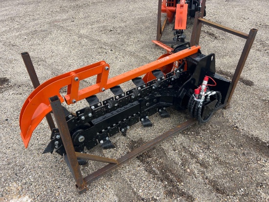 NEW GIYI GY-Y-TC38 MINI TRENCHER SKID STEER ATTACHMENT