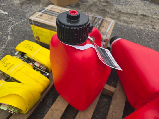 5 GAL LIQUID UTILITY JUG- RED NEW SUPPORT EQUIPMENT