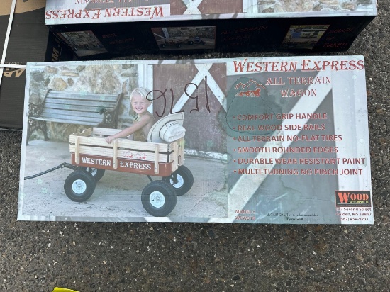 WAGON- CHILDRENS ALL TERRAIN FARM WAGON - RED NEW SUPPORT EQUIPMENT