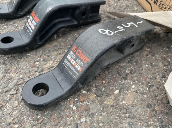 3" BALL MOUNT W/ 4" DROP , SOLID STEEL 21,000 LB NEW SUPPORT EQUIPMENT