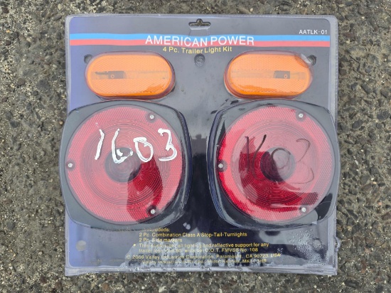 TRAILER TAIL LIGHT KIT NEW SUPPORT EQUIPMENT