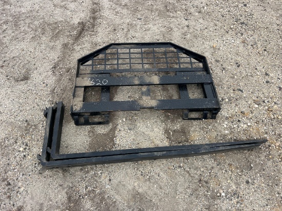 NEW GIYI FORKS SKID STEER ATTACHMENT
