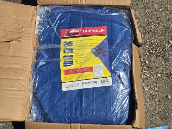 40' X 60' POLY TARP NEW SUPPORT EQUIPMENT