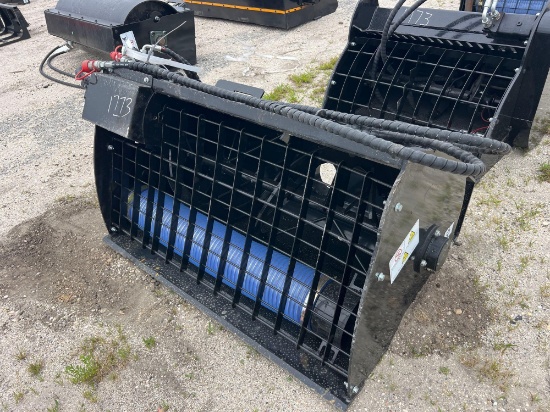 NEW GIYI GY-M48 MIXING BUCKET SKID STEER ATTACHMENT