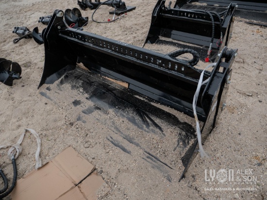 NEW GIYI GY-KH72F 4-IN-1 BUCKET SKID STEER ATTACHMENT