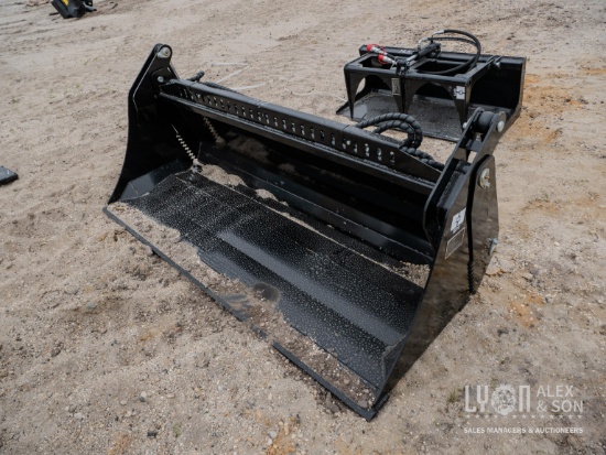 NEW GIYI GY-KH72F 4-IN-1 BUCKET SKID STEER ATTACHMENT