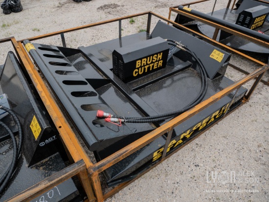 NEW MOWER KING SSRC 77IN. BRUSH CUTTER SKID STEER ATTACHMENT
