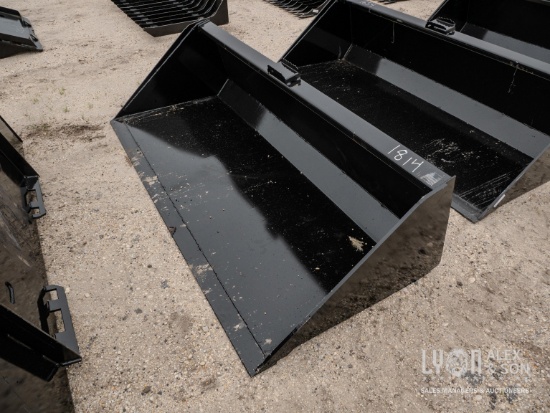 NEW 78IN. BUCKET W/BLADE SKID STEER ATTACHMENT
