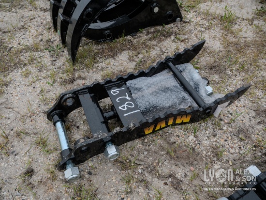 NEW MIVA HYDRAULIC THUMB CLIP EXCAVATOR THUMB