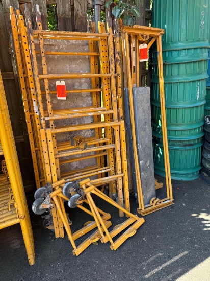 Perry Out Riggers PERRY SCAFFOLDS MOBILE SCAFFOLD TOWER SYSTEM WITH: OUTRIGGERS, END ...