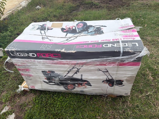 LEGEND REAR TINE GARDEN TILLER NEW SUPPORT EQUIPMENT