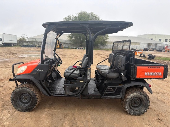 2019 KUBOTA RTV-X1140 UTILITY VEHICLE SN:20281 4x4, powered by Kubota diesel engine, equipped with