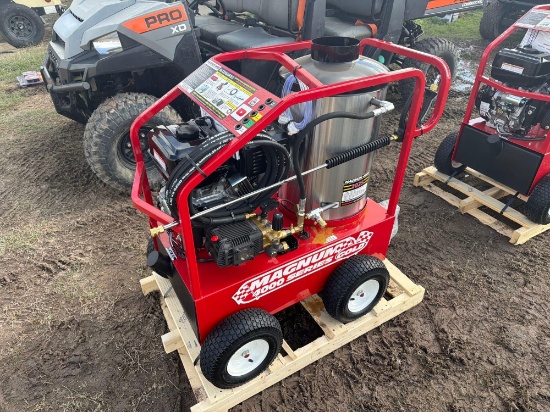 NEW EASY KLEEN MAGNUM GOLD PRESSURE WASHER powered by gas engine, equipped with 4000PSI, 12Volt,