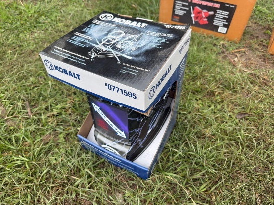 KOBALT WELDING HELMET *AUTO DARKENING* FIXED SHADE NEW SUPPORT EQUIPMENT