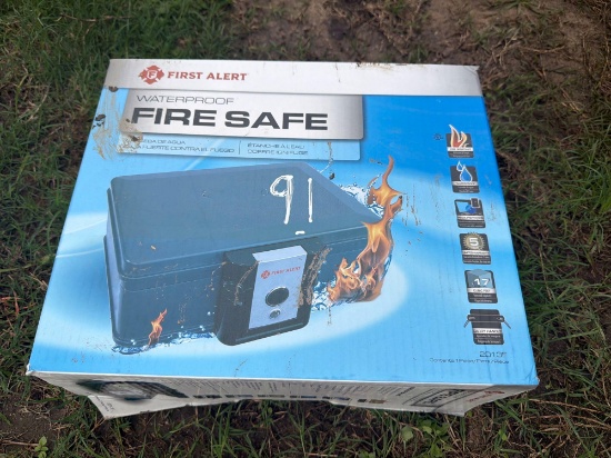 FIRST ALERT 2013F .17 CU FT FIRE AND WATER PROOF SAFE NEW SUPPORT EQUIPMENT