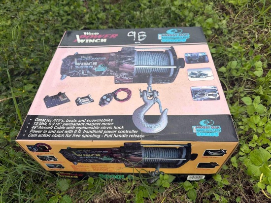 2000# ATV WOOD POWER WINCH - ATV WINCH - CAMO NEW SUPPORT EQUIPMENT