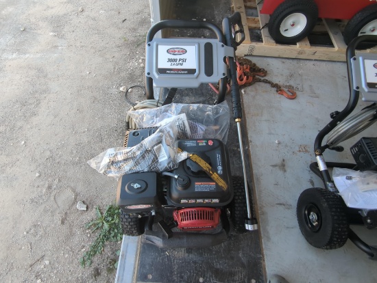 NEW SIMPSON 208CC MEGASHOT MS61043 3000PSI PRESSURE WASHER powered by gas engine, wheel kit.